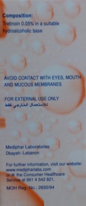 Tretinoin Mediphar Solution 0.025%